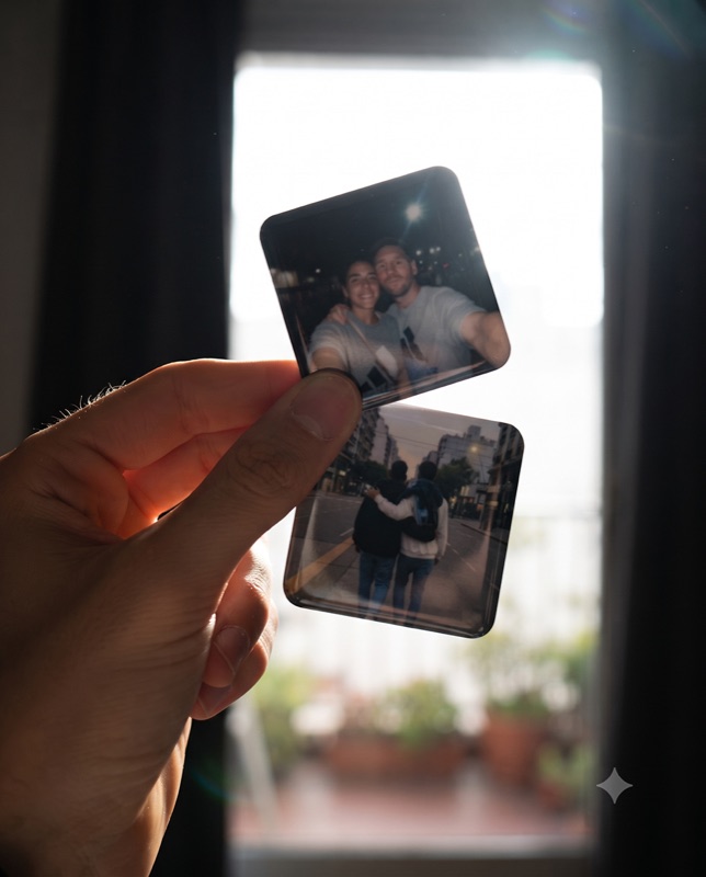 Imanes de fotos para regalar en pareja